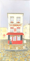 Montmartre" Acrilílico sobre Lienzo