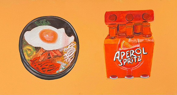 " Date night" Acrîlico sobre lienzo